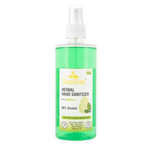 200ml Basil Hand Sanitizer - Green Color, Suitable for All Ages | Multiple Use for Industrial, Comme