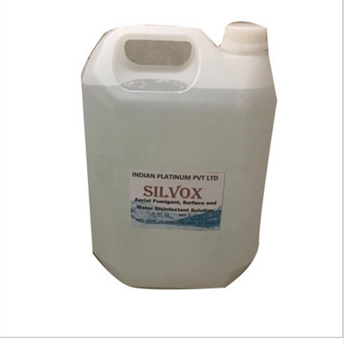 Hydrogen Peroxide & Silver Disinfectant Cleaner - 5 Kg Liquid Solution | Industrial Grade, Non-Toxic
