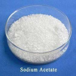 Sodium Acetate Trihydrate - Grade-1, Snow White Crystals with 98% Purity | Industrial Use, Room Temp