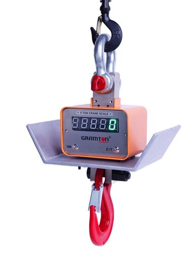 Digital Crane Weighing Scale - Stainless Steel, Standard Size, Orange Color | 50 Ton Capacity, Digit