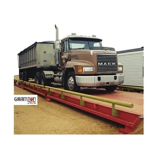 Electronic Pitiless Weighbridge - Color: Red