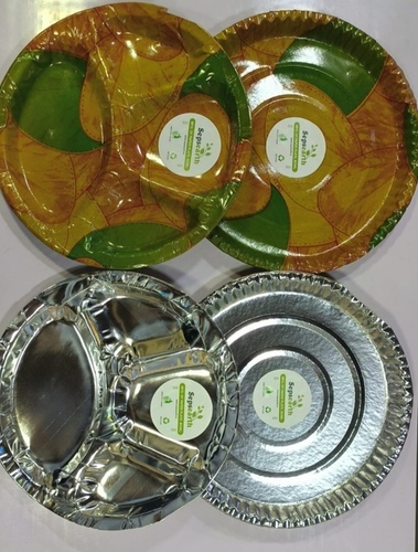 Paper Plate 4 CP - Paper, Round, White, 250 ML Capacity | Disney Mickey Mouse Theme, Durable, Ideal 