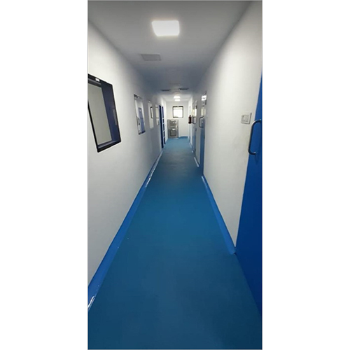 Pu Flooring Services - Epoxy PU, 3 mm Thickness, Blue Color | High Durability, Chemical Resistance, 