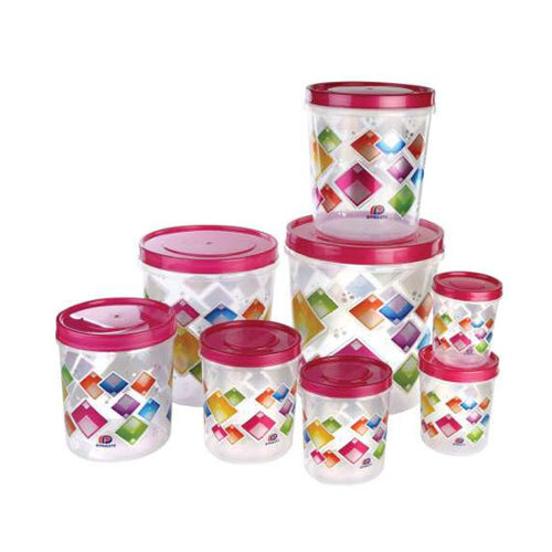 Transparent Super Seal Container Printed