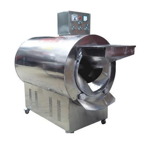 Grain Roasting Machine - 200 Kg Per Hour Capacity | Automatic, Durable Stainless Steel, 220 Volt Pow