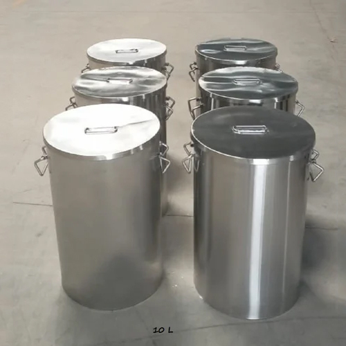 10L Pharma Storage Container - Color: Silver