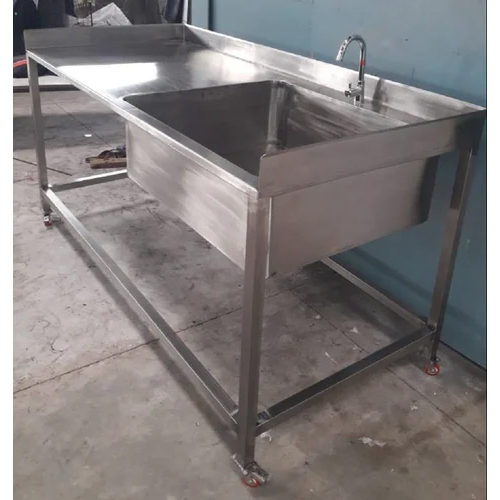 Stainless Steel Wash Basin - Installation Type: Floor Mounted
