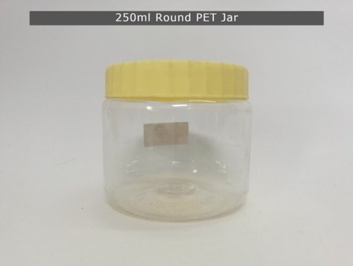 250 Ml PET Jar - Durable Plastic Material, Precision-Made with Latest Technology