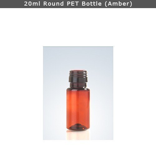 Brown 20 ml PET Bottle for Pharma