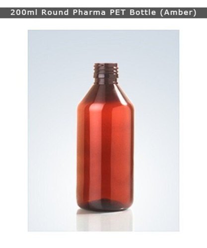 Brown 200ml PET Bottle for pharma