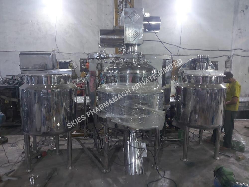 Ointment Manufacturing Plant 1200 Kg - Dimension (L*W*H): 500 X 400 X 300  Centimeter (Cm)