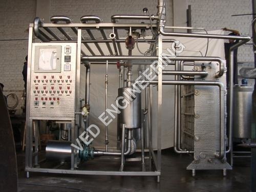 Curd Pasteurizer - Stainless Steel, 5-10 Ton Capacity | Automatic Milk Heating System with Multi-Sec