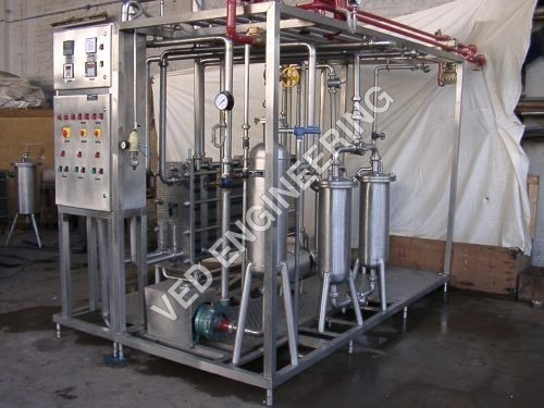 Milk Pasteuriser - Stainless Steel, 300-1500 L Capacity | 1-5 Ton Weight, Manual Control System, Aut