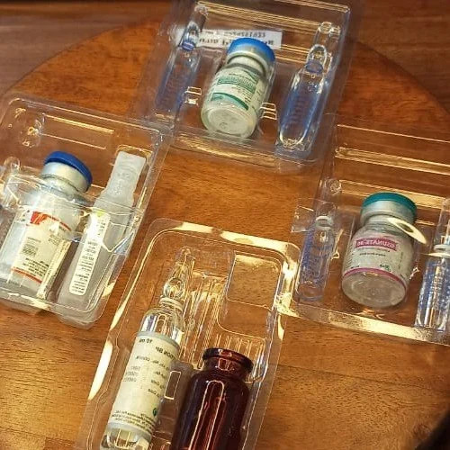 Ampoule Trays Combi Pack Trays - Color: Transparent