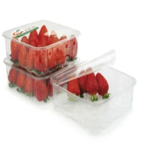 Pvc Plastic Strawberry Punnet Tray - Color: Transparent