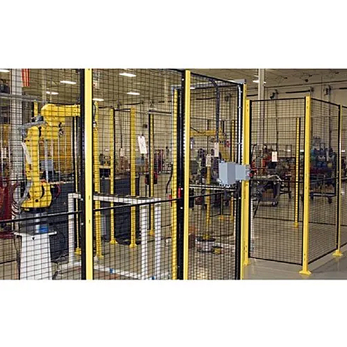 Black Steel Fencing For Robot