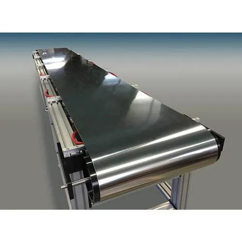 Silver Electric Pvc Belt Conveyor