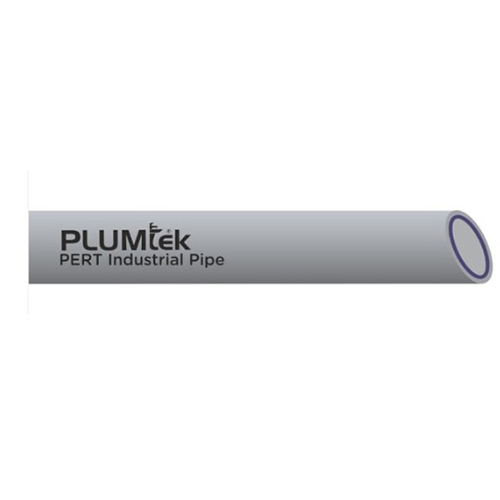 Pert Industrial Pipe - Plumtek - Color: White