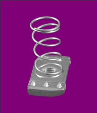 Spring Nut - High Precision Self-Locking Nut | 10MM Size, Silver Color, Flexible Usage, Perfect for 