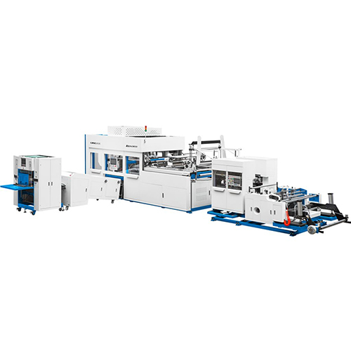 Leader Nonwoven Laminated Cooling Box Bag Machine Take Away Fast Food Bag Machine - Automatic Grade: