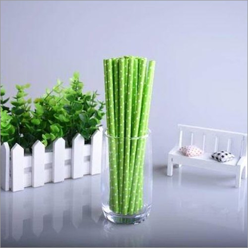 Eco-Friendly Green Paper Drinking Straw