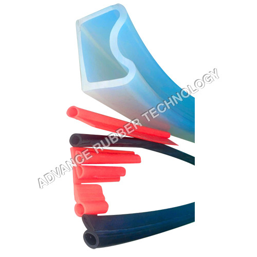 Extruded Rubber Profile - Color: White