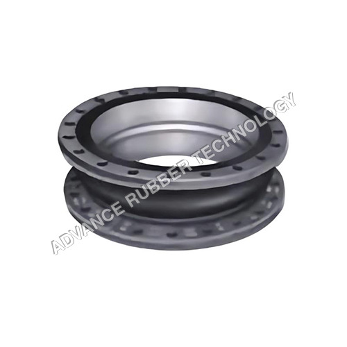 Rubber Expansion Bellows - High-Quality Rubber, Flexible Design, Black Color-Coated Surface | Ideal 