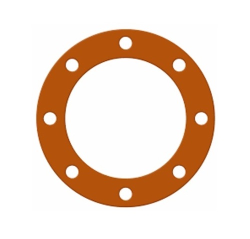 Rubber Gasket - Silicon, Standard Size, Orange Color, Hardness 70 HRC | Flat Gasket for Industrial A