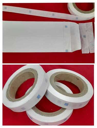 Plain White Strip Paper Roll - 15-20 mm Width, Silicone Coated with 2mm Side Coating | Greaseproof, 