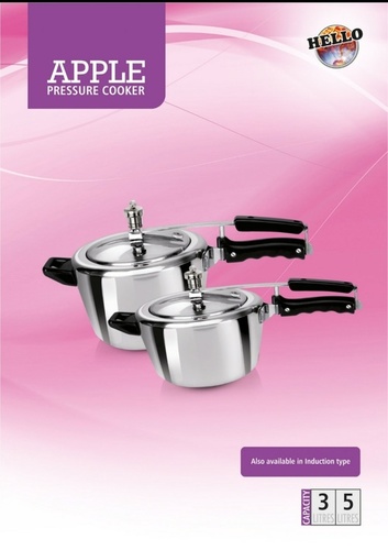 Pressure Cooker - Stainless Steel, 1.5-15 Ltr Capacity, Silver Color, Round Shape | Manual Operation