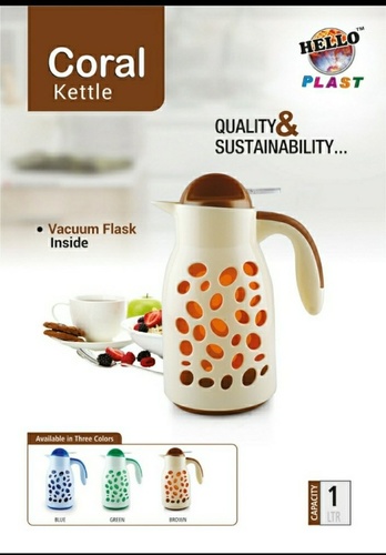 Tea Kettle - Glass Inner Layer, 1000ml | Stylish and Multi-Functional, Keeps Liquids Hot & Cold, Ide
