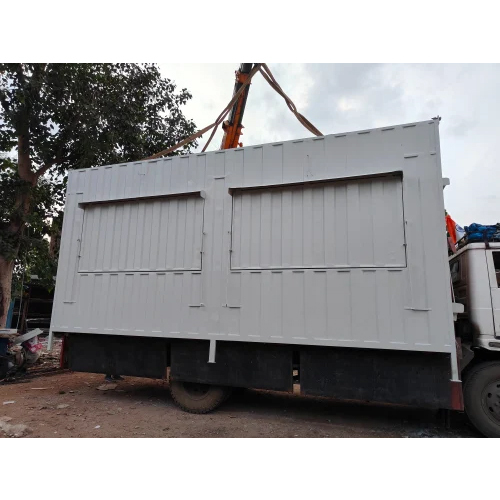 White Portable Cafe And Restaurant Container