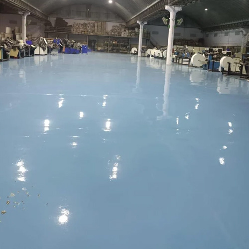 Industrial Epoxy Coating Service - Light Blue, 100-500 Microns Thickness | Shore D 80+ Hardness, 2-4