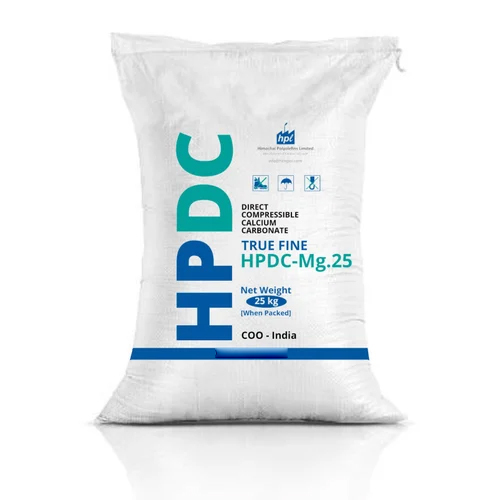 Hpdc Mg.25 25Kg Direct Compressible Dc Grade Calcium Carbonate Granules Application: Industrial