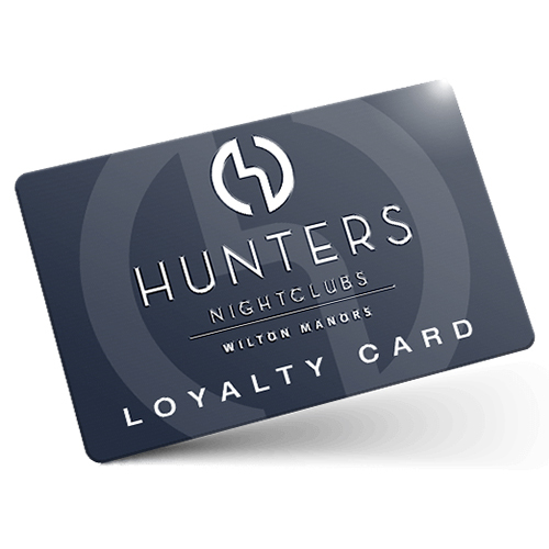 Loyalty Card - PVC Material | Black and Grey Design with Night Clubs Logo, Regular Discounts and Cre