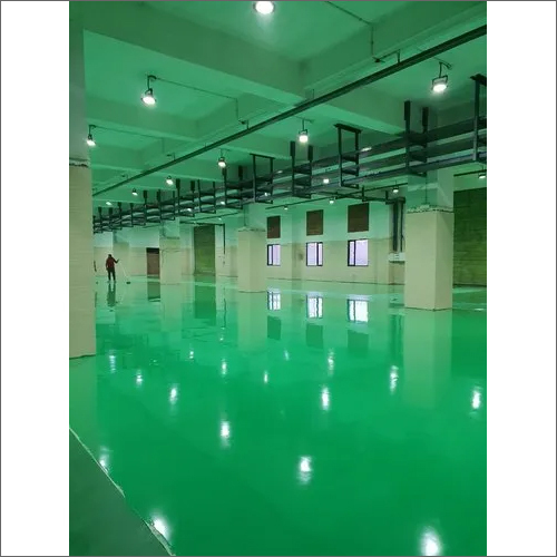 Industrial Epoxy Flooring - Epoxy Material, Compressive Strength 85 N/mmÂ², 2-4 mm Thickness | High 