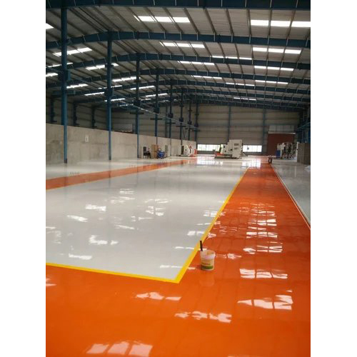 Anti Static Epoxy Flooring Services - Epoxy Resin, 2-5 mm Thickness, Orange Color - ESD Flooring for