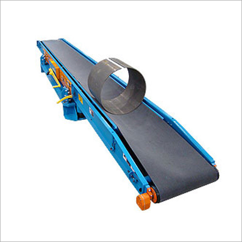 Trough Belt Conveyor - Durable Steel Frame | Lightweight Fraction Transportation, Customizable Speci