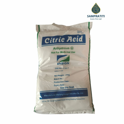 Citric Acid Anhydrous - Application: Food