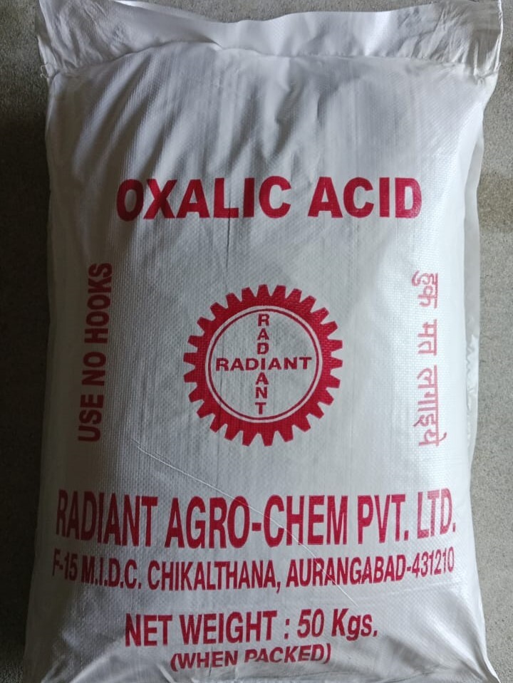 OXALIC ACID - Industrial Grade Powder, 100% Water Soluble | Applications in Cleaning, Textile, Agric