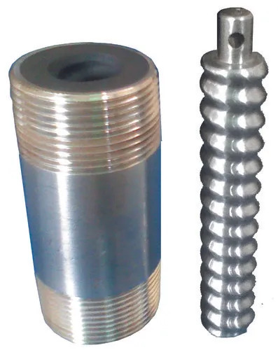 Eccentric Helical Rotor And Metal Bonded Rubber Stator - Color: Silver