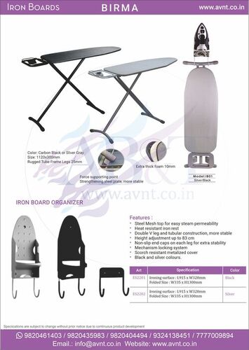 Iron Board For Hotel Rooms - Color: Sliver