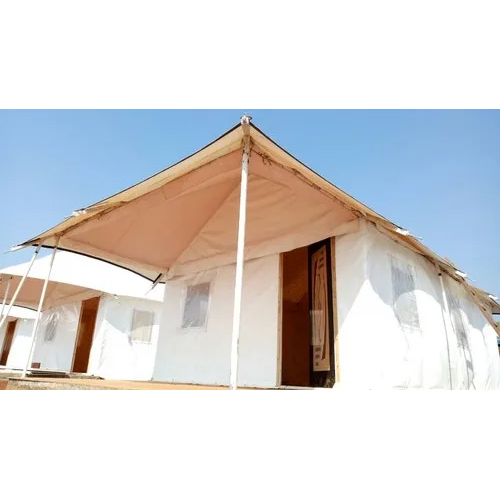 PVC Resort Tent - Durable PVC, 12x24 Feet, Elegant White Design | Breathable Non-Woven Technique, St