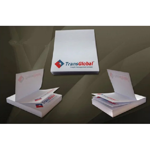 White Color Sheet Pad - Paper Material, A4 Size, Square Shape | Easy-to-Use Design, Two-Color Pad St