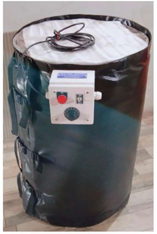 Industrial Heating Jacket - Color: Black