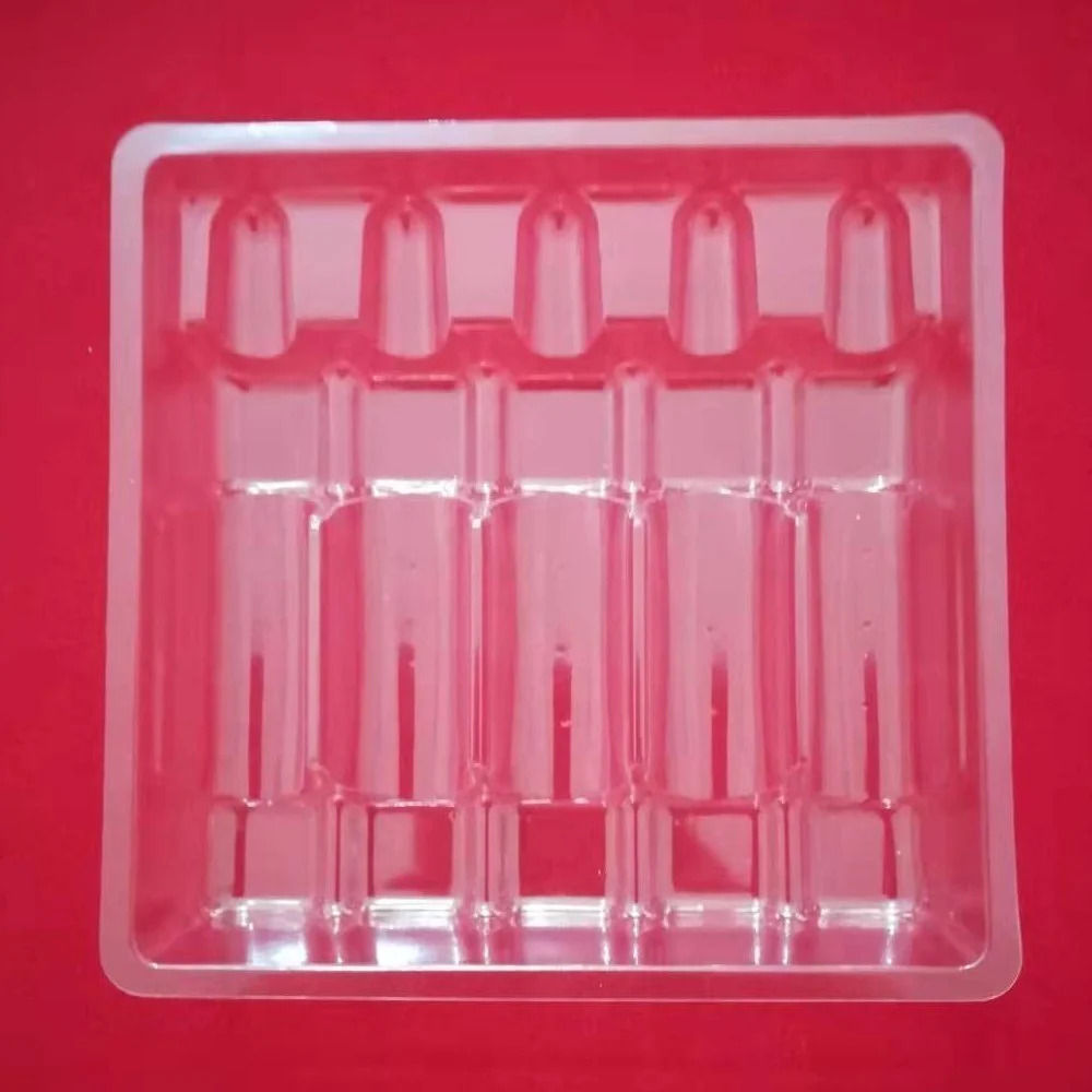 5Mm Transparent Ampule Packaging Tray - Material: Pvc