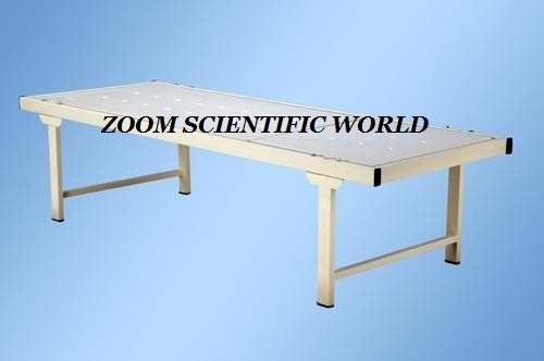 Hospital Attendant Bed - Stainless Steel, 100-150 Kg/hr Capacity, White Color | Versatile Configurat