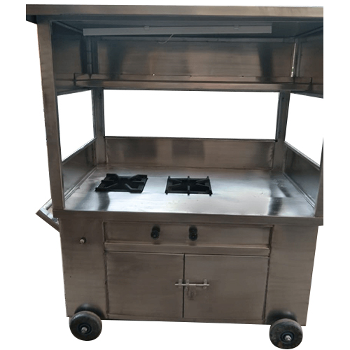 Steel Food Cart Application: Trolley
