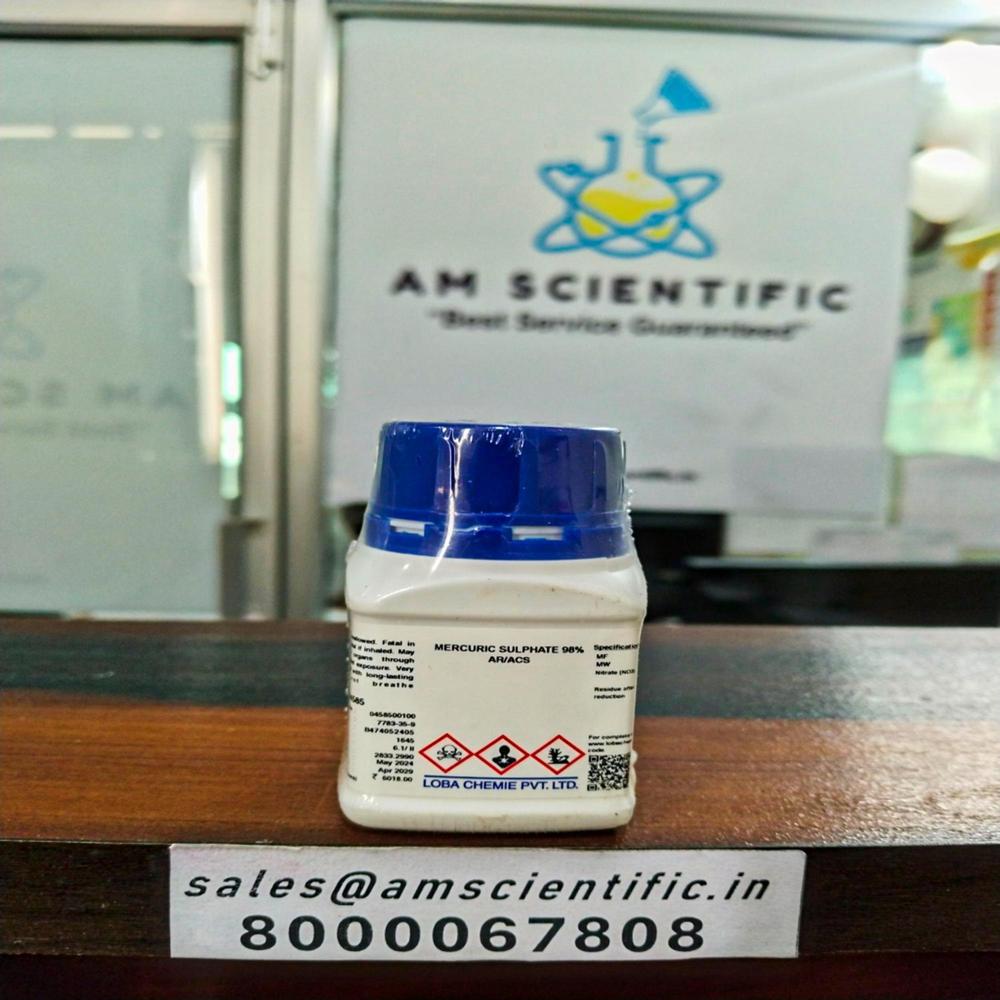 Mercuric Sulphate Ar - Cas No: 7783-35-9