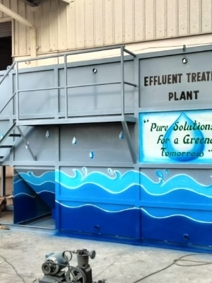 Effluent Treatment Plant - Carbon Steel, Automatic Operation, Blue Color | 1 Year Warranty, Ideal fo